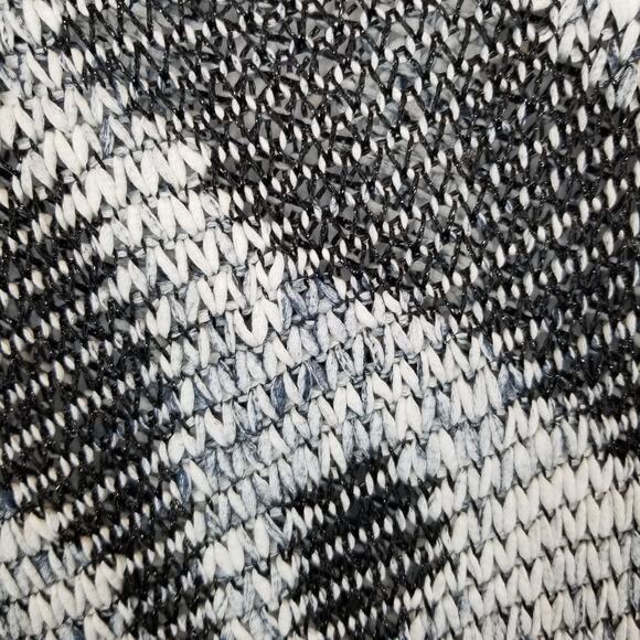 INC International Concepts Women's Open Knit Long Sleeve Tunic Sweater Black XL - Picture 5 of 6